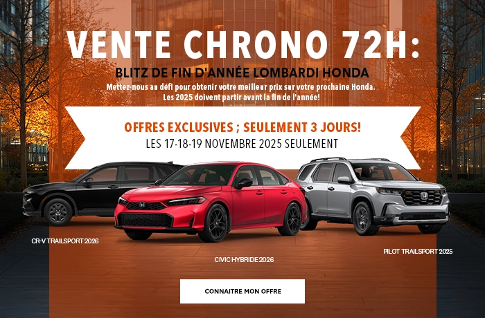 Bannière de VENTE CHRONO 72 heures